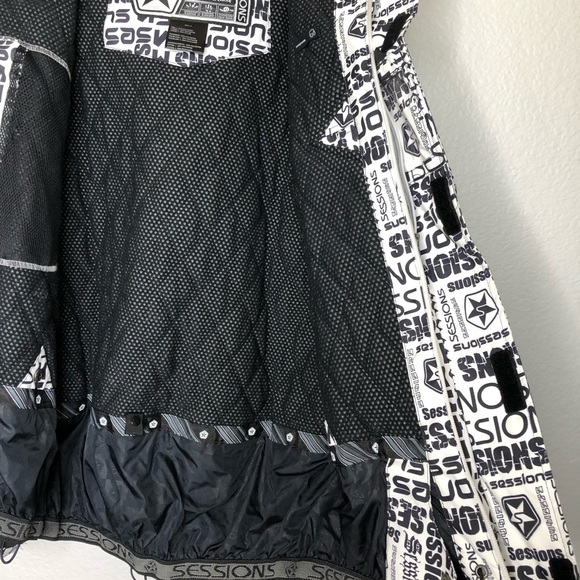 SOLD Sessions Snowboard Ski Jacket Insulated - Picture 5 of 12